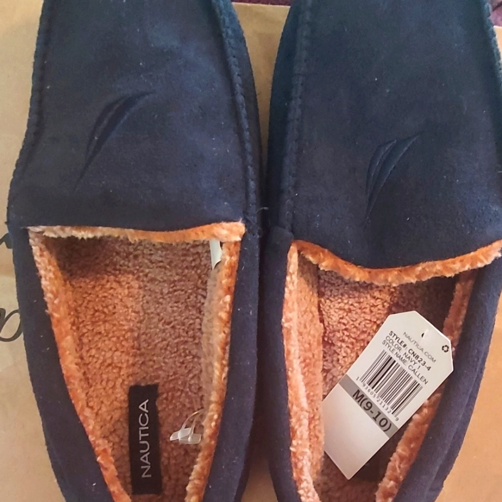 MICROSUEDE FLEECE LINED SLIPPERS